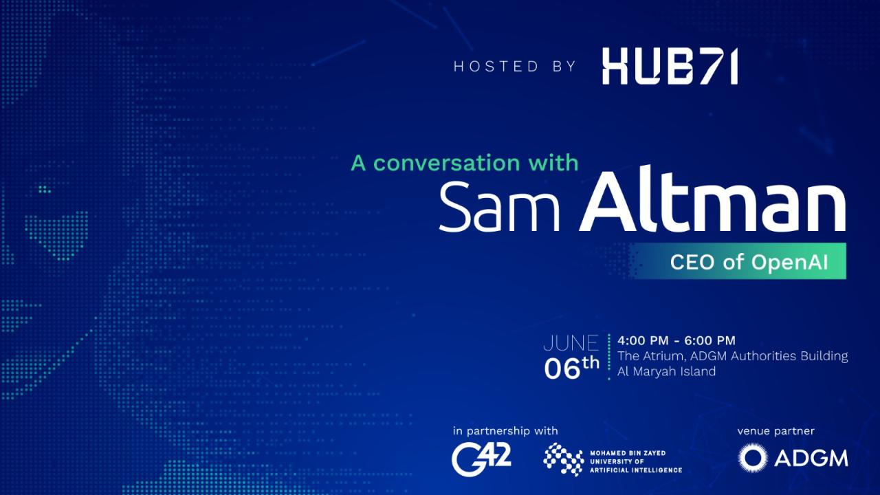 Sam Altman Abu Dhabi